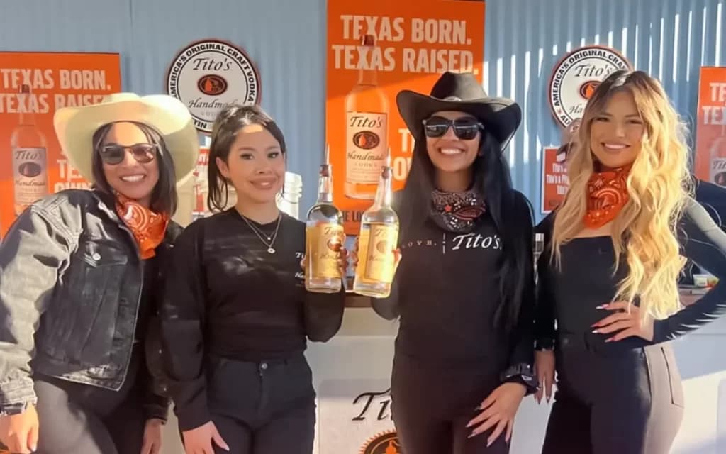 Certified bartender serving a featured spirit at a Red Carpet event